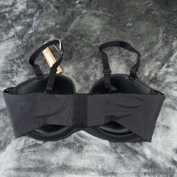 Size 34B Skims Fits Everybody Strapless Underwire Bra ONYX BA-BAN-3151 - Picture 4 of 8